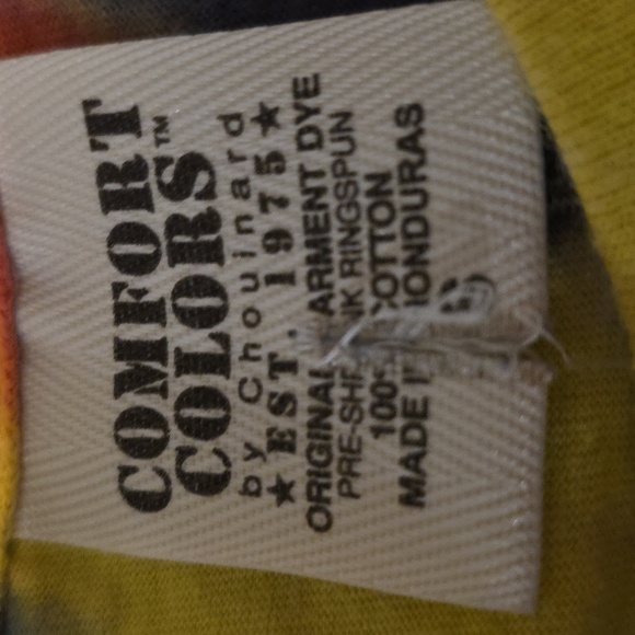 Gildan,Comfort Colors Orange Tie-Dye Tee Bundle Size Small - Picture 10 of 11